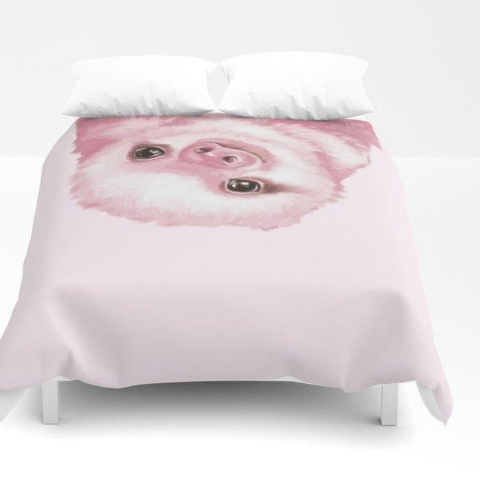 Baby Sloth Pink Bedding Set