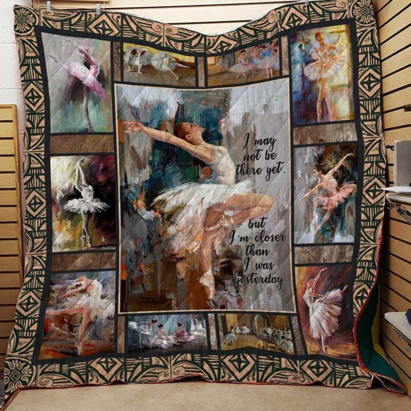 Ballet Yesterday 3D Quilt Blanket