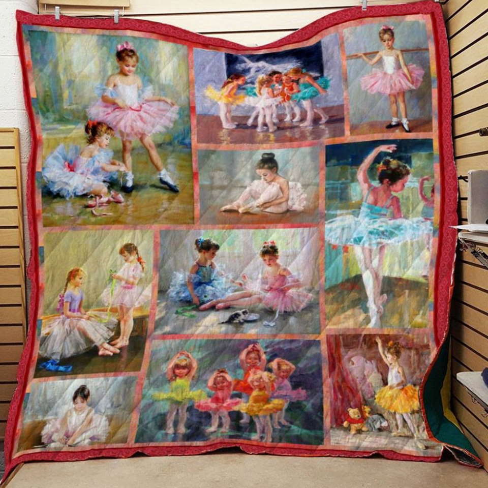 Ballet You Love To Dance Quilt Blanket