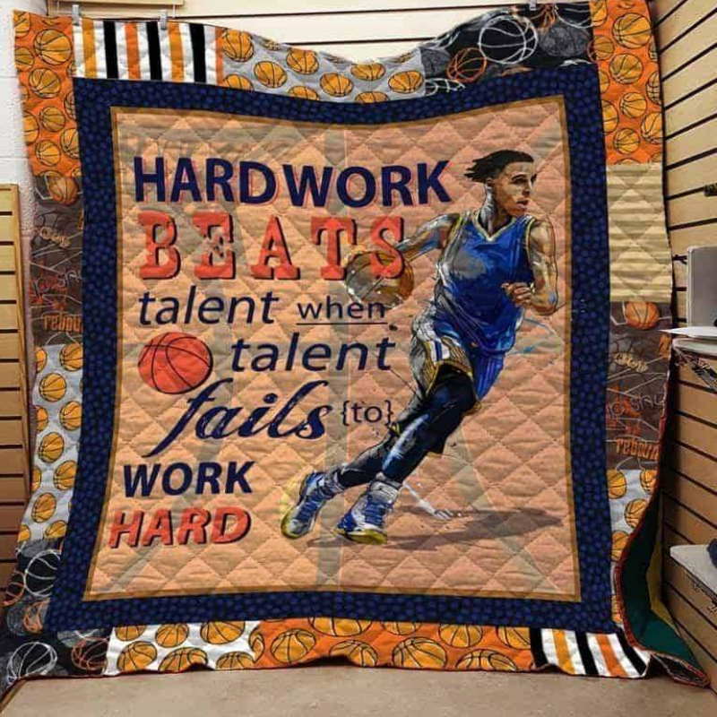 Basketball Hardwork Beats 3D Quilt Blanket