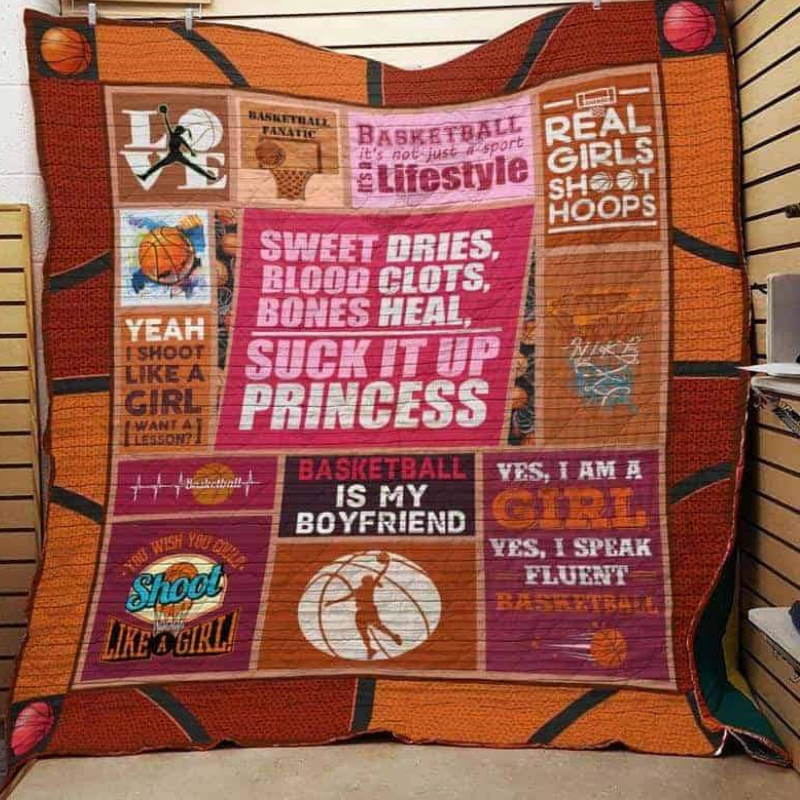 Basketball Is My Boyfriend 3D Quilt Blanket