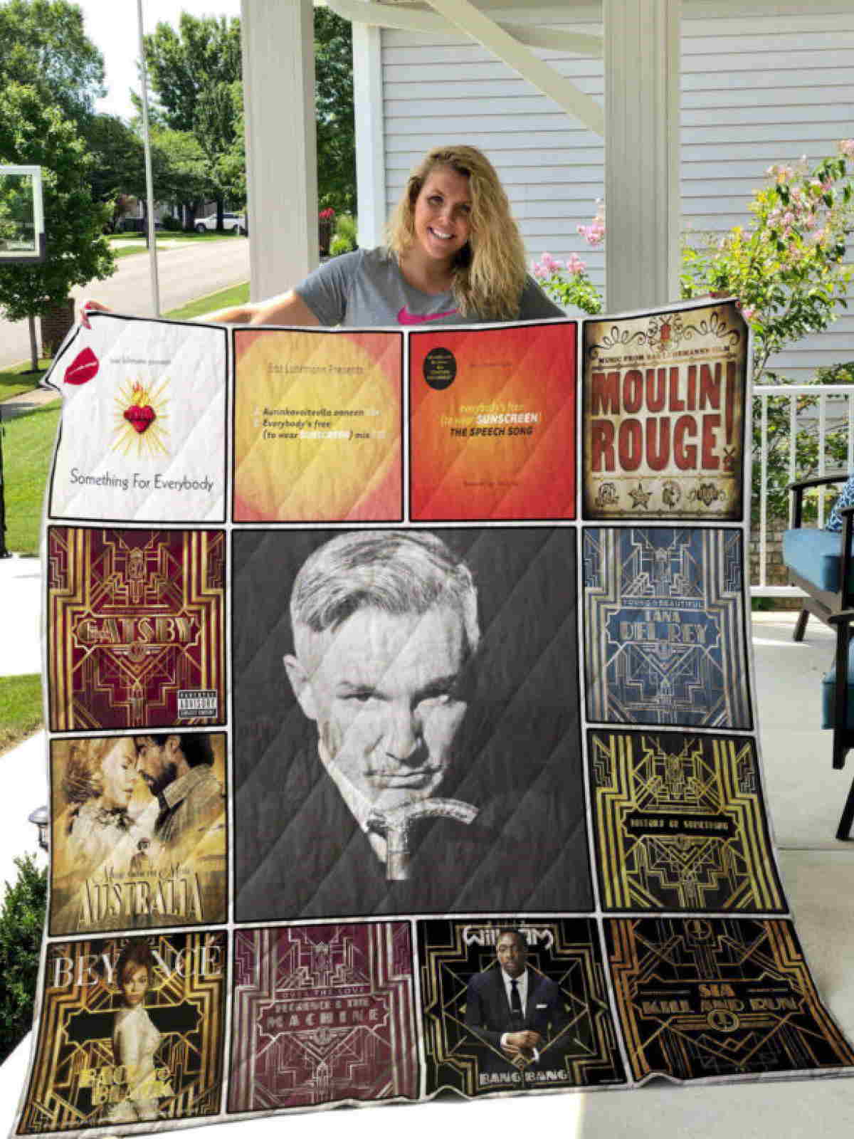 Baz Luhrmann 3D Quilt Blanket