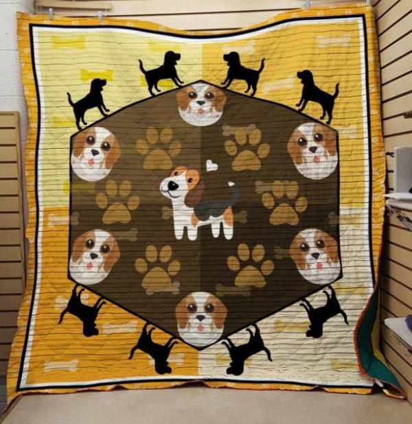 Beagle’S Paw 3D Quilt Blanket