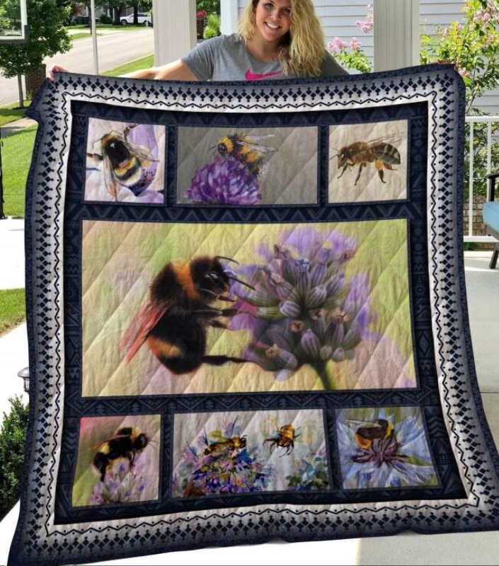 Bees 3D Quilt Blanket