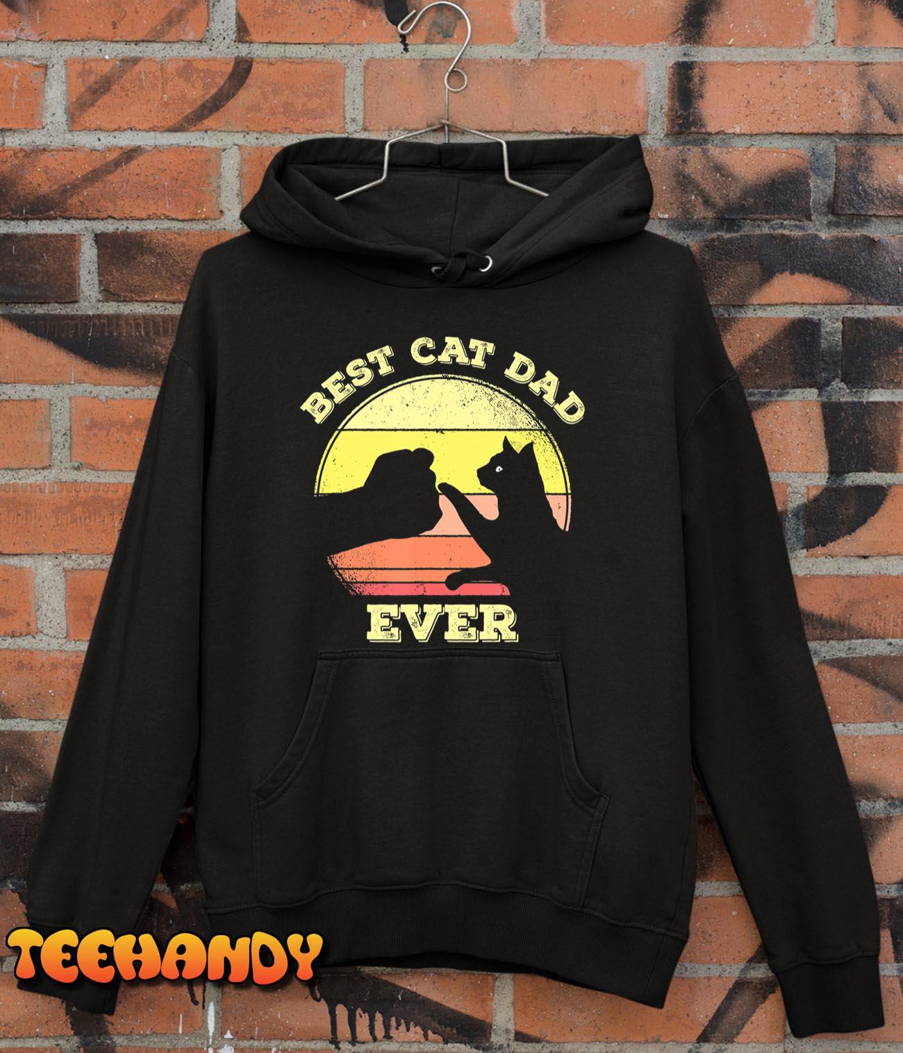 Best Cat Dad Ever Cute Cat Lover T-Shirt