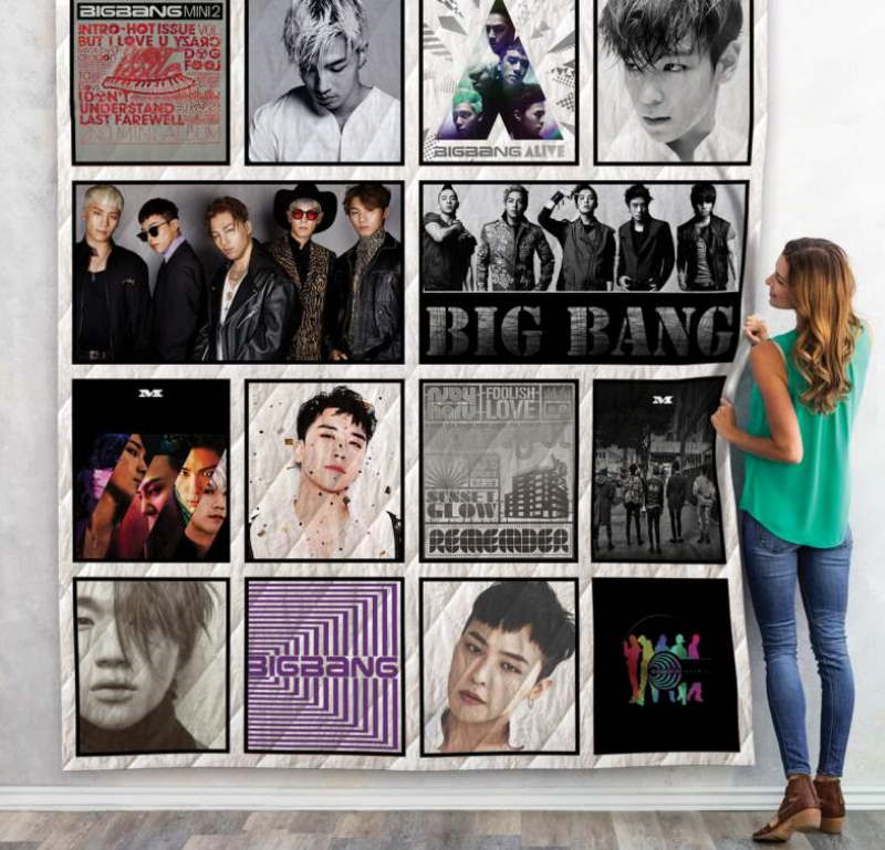 Big Bang Albums 3D Quilt Blanket