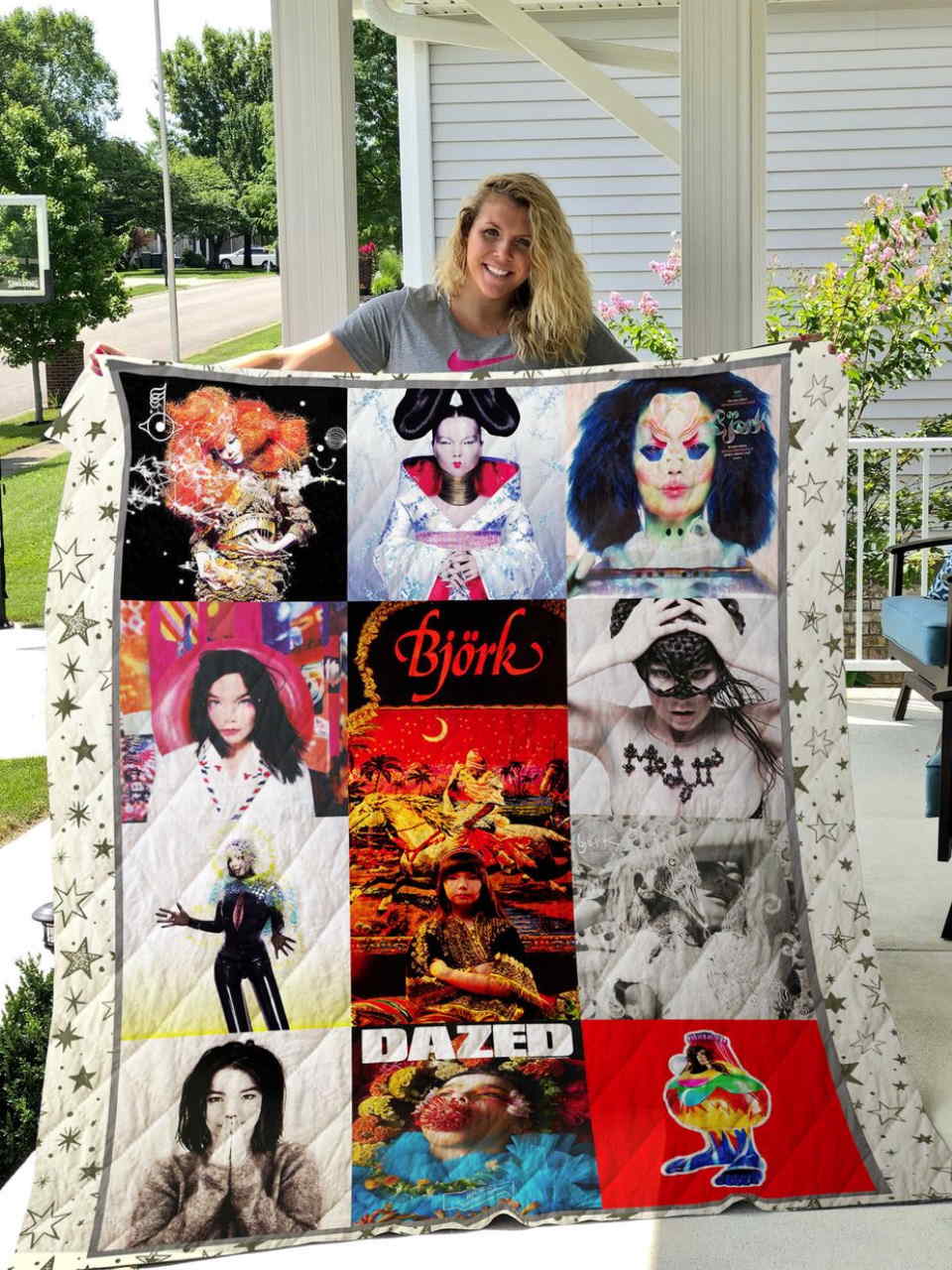 Bjork Album 3D Quilt Blanket