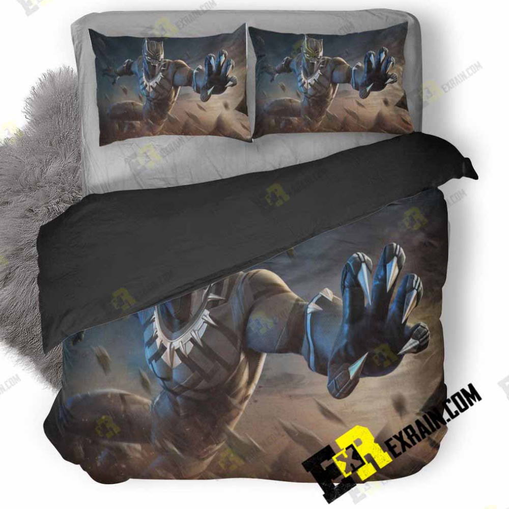 Black Panther Marvel Contest Of Champions 2E 3D Bedding Set