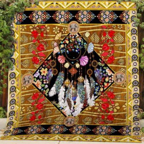 Bohemian 3D Quilt Blanket