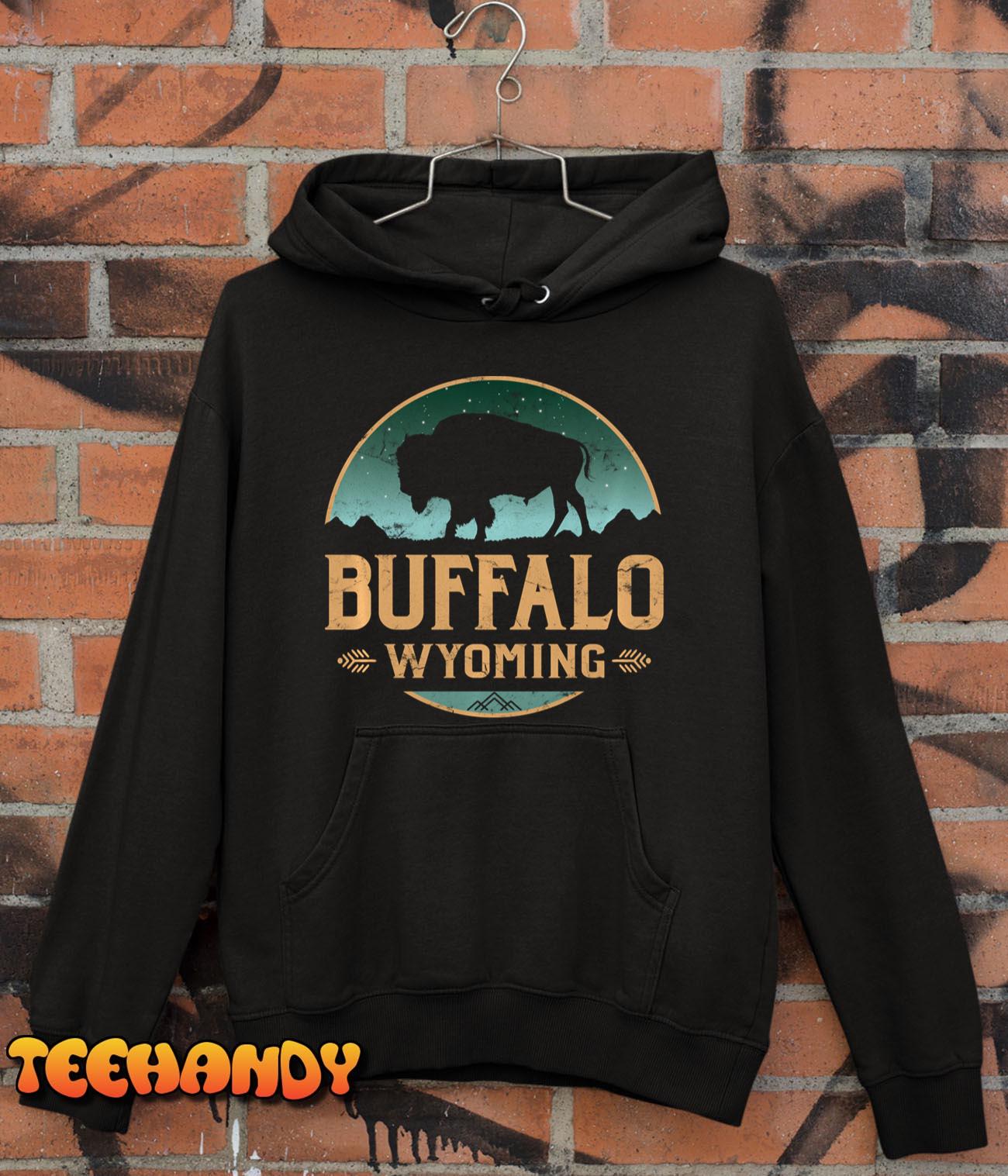 Buffalo Wyoming WY Buffalo Bison Pullover Hoodie