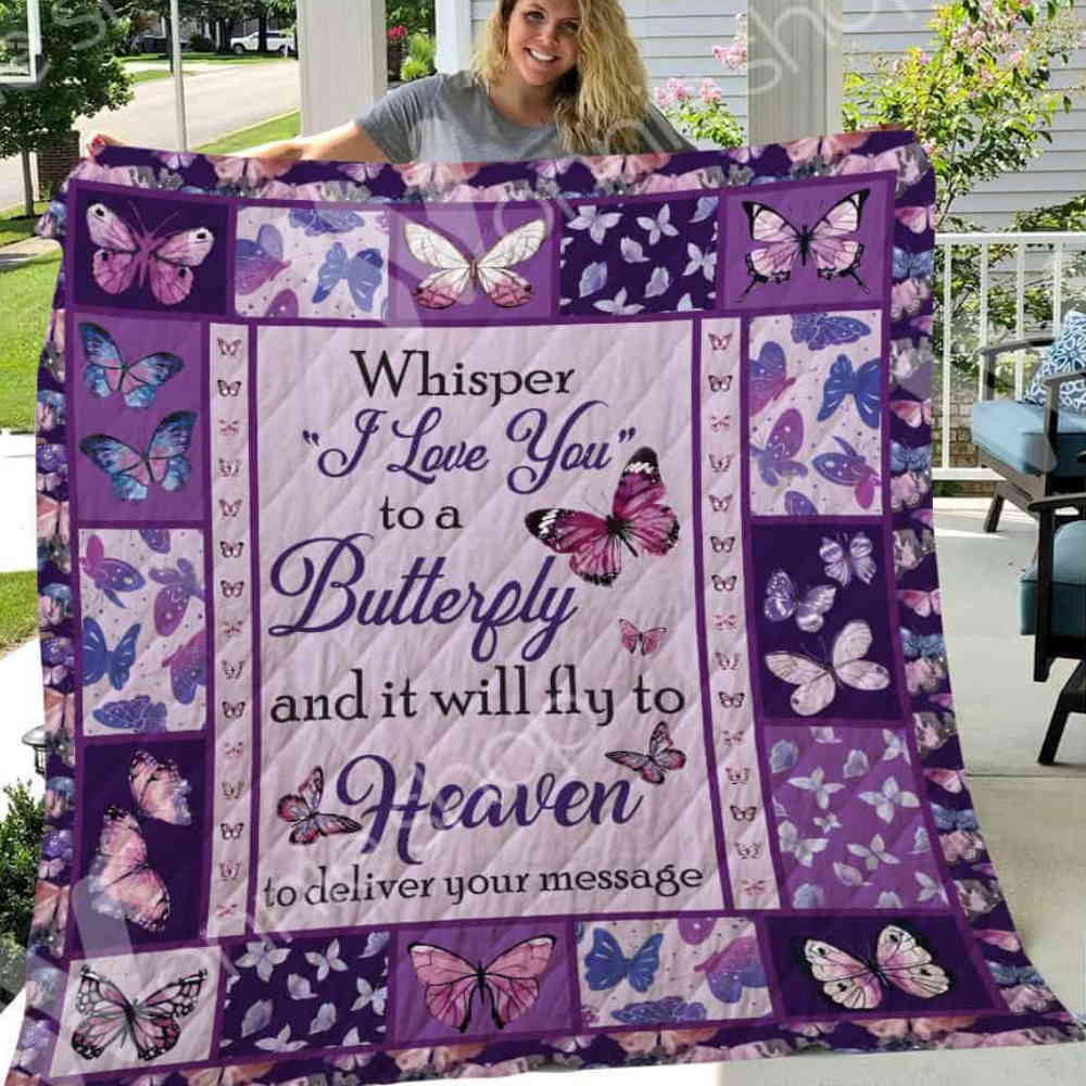 Butterflv Violet Heaven Quilt Blanket