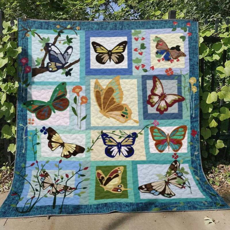 Butterfly Someone Like You Quilt Blanket