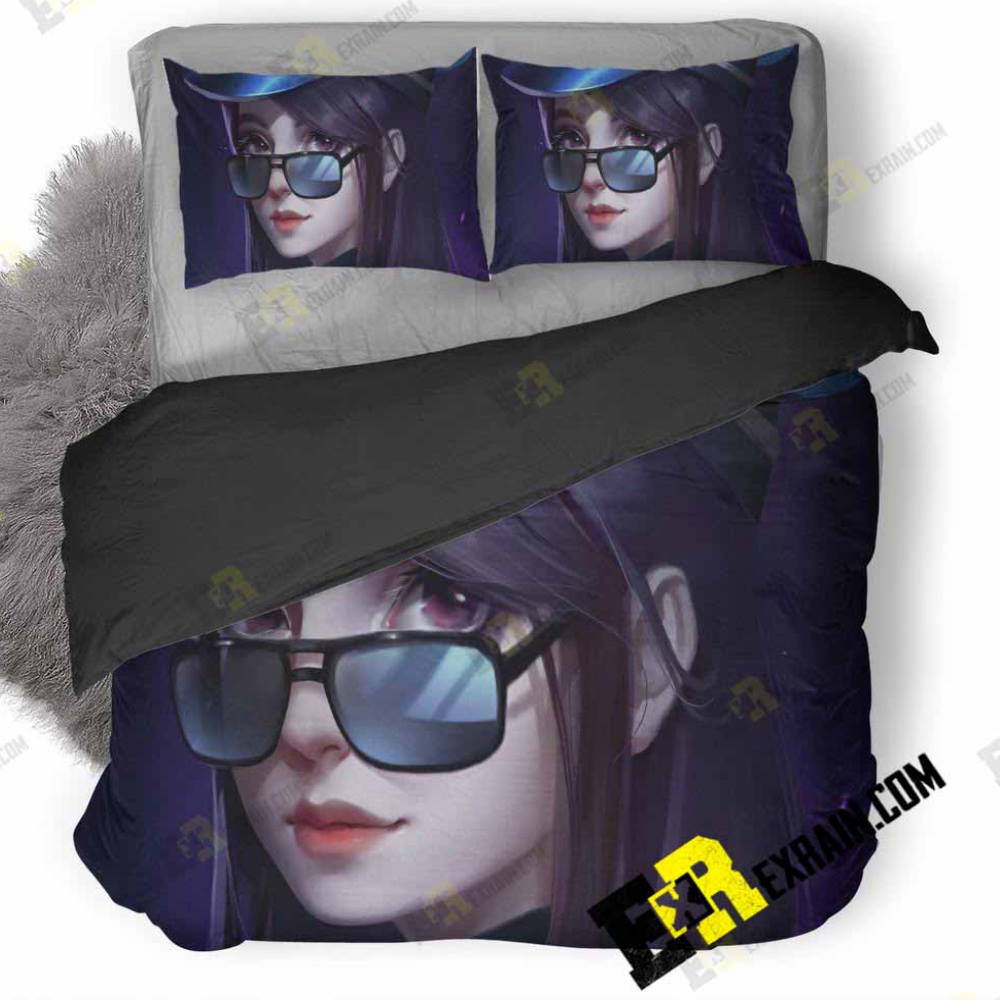 Caitlyn League Of Legends W8 3D Bedding Set