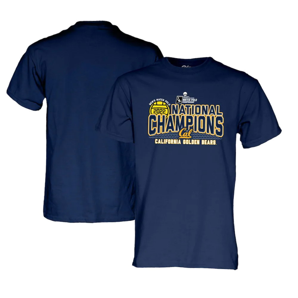 Cal Bears 2022 NCAA Men's Water Polo Champions T-Shirt