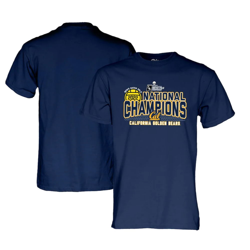 Cal Bears 2022 NCAA Men’s Water Polo Champions T-Shirt