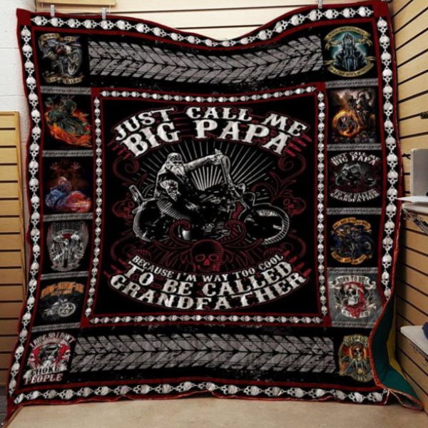 Call Me Big Papa Fabric 3D Quilt Blanket