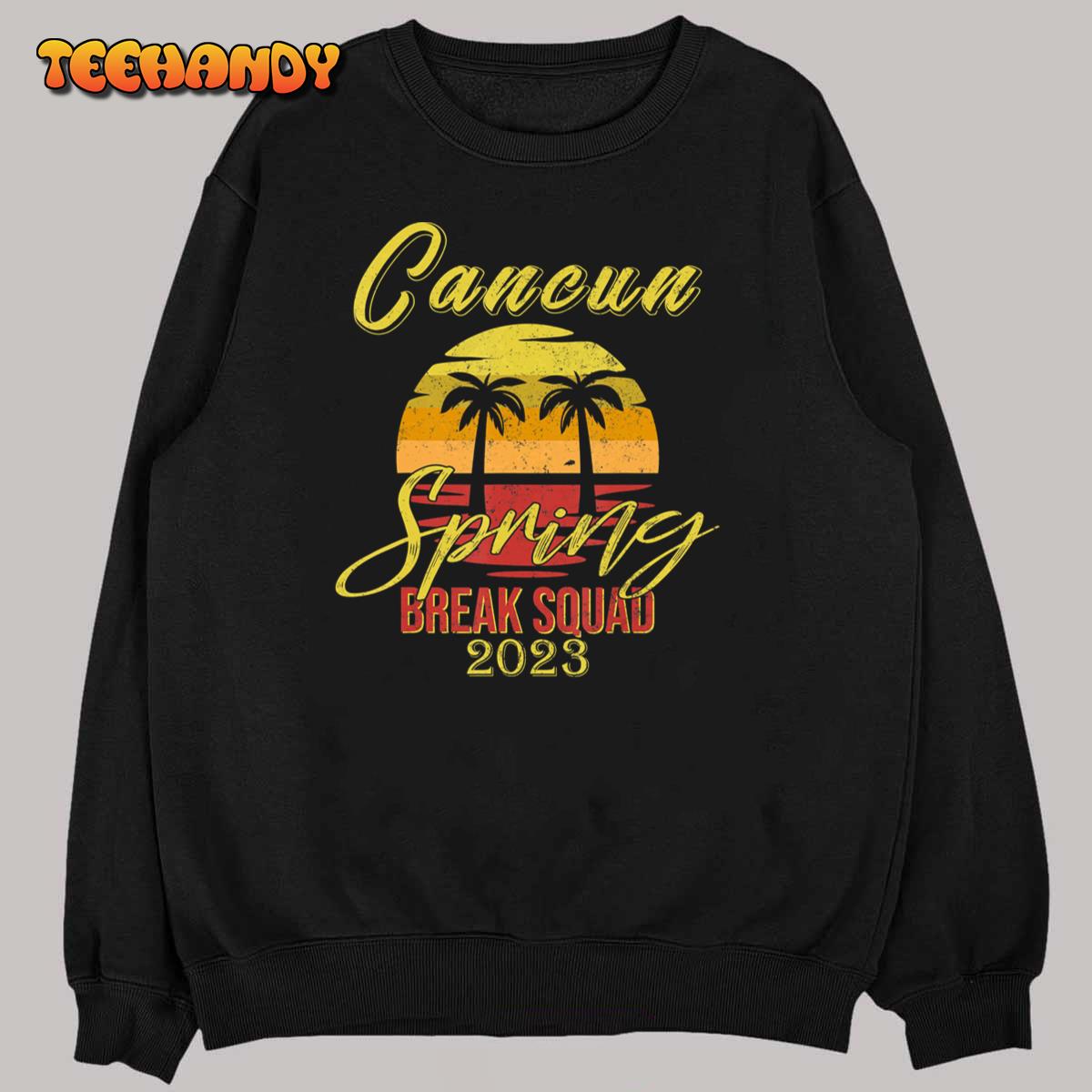 Cancun Mexico Souvenir Spring 2023 Break Summer Vacation T-Shirt