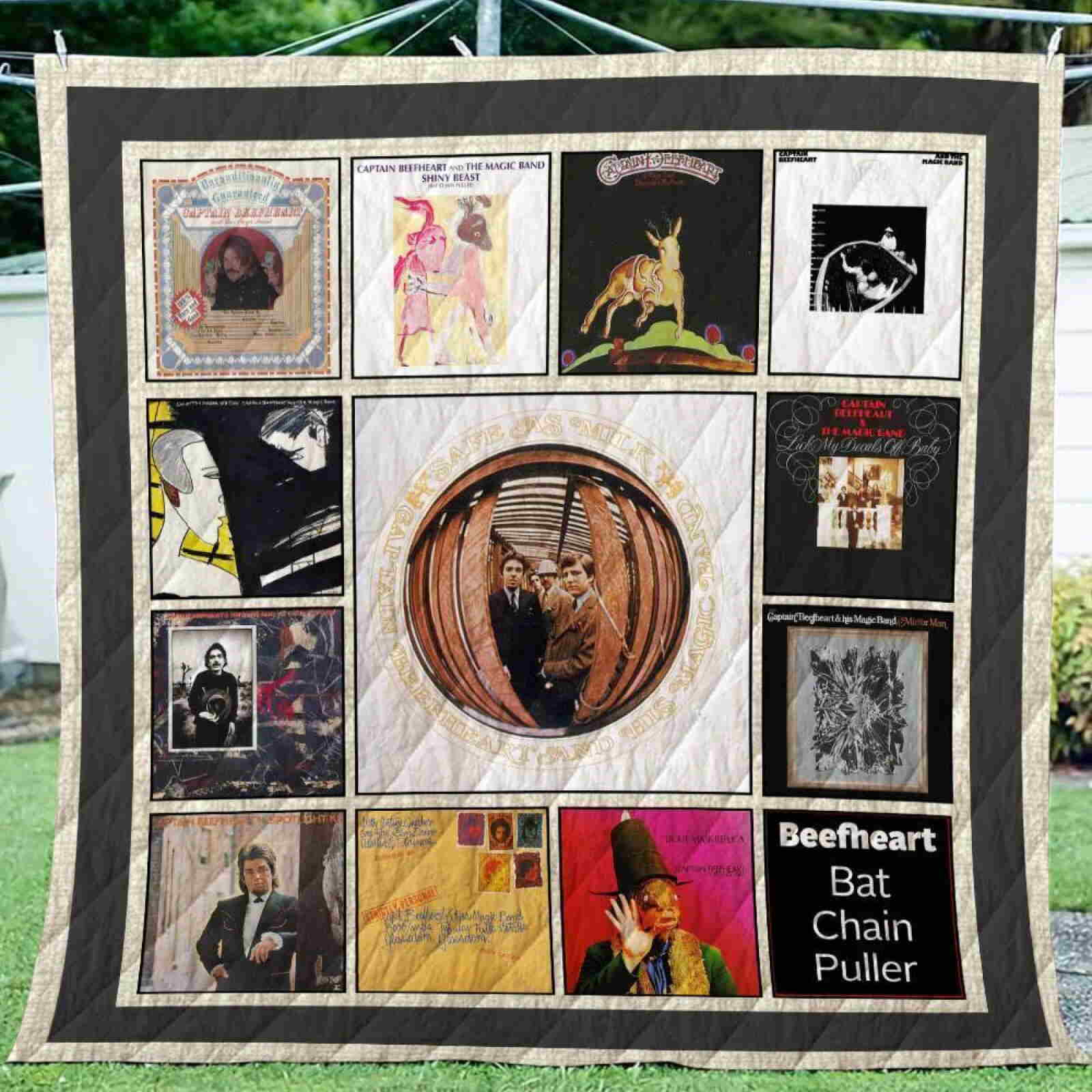 Captain Beefheart 3D Quilt Blanket