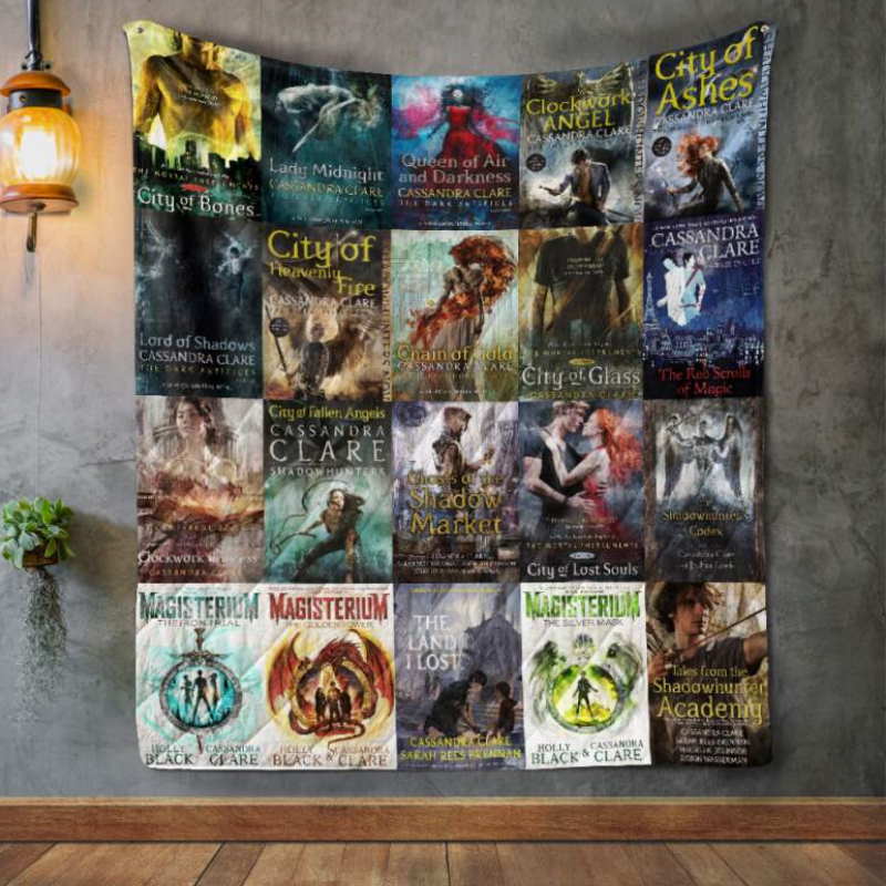 Cassandra Clare Books Quilt Blanket