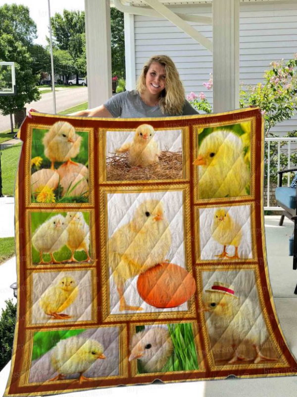 Chicken A Little Chicken Quilt Blanket