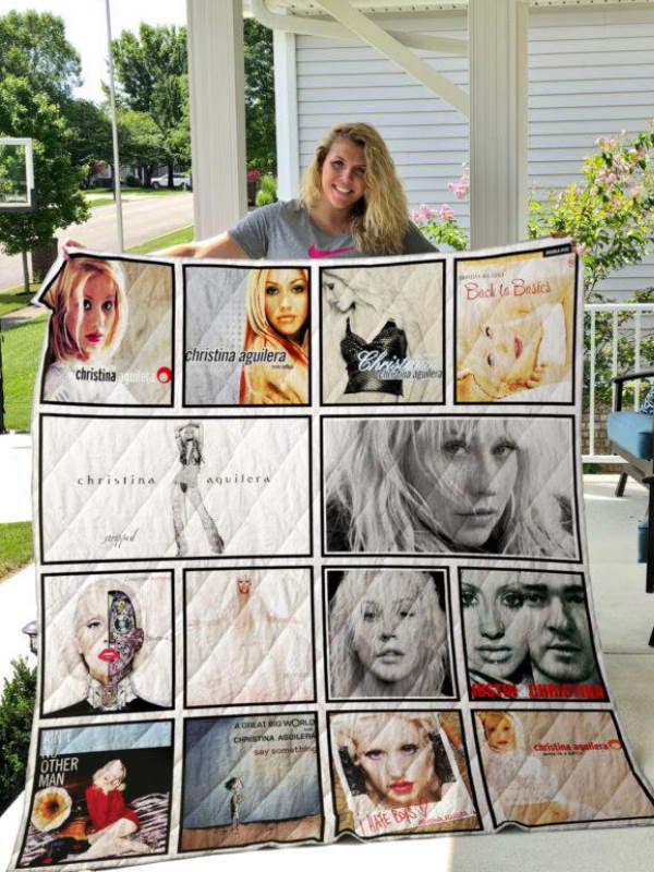 Christina Aguilera 3D Quilt Blanket