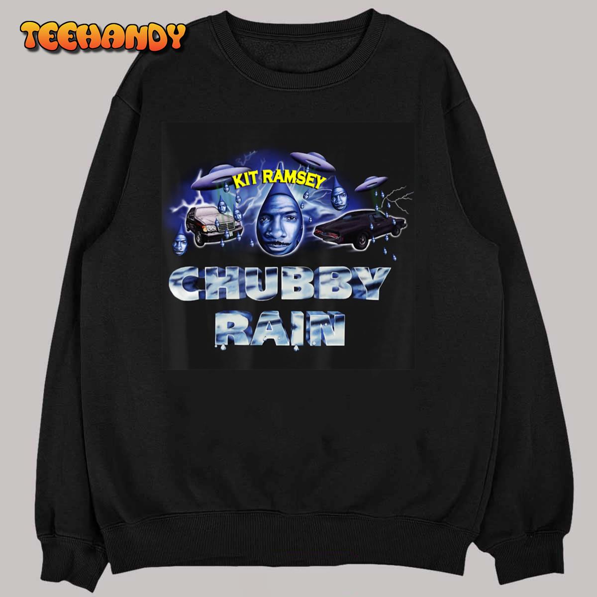 Chubby Rain T Shirt Funny Men’s Shirt Graphic Tee Bowfinger T-Shirt