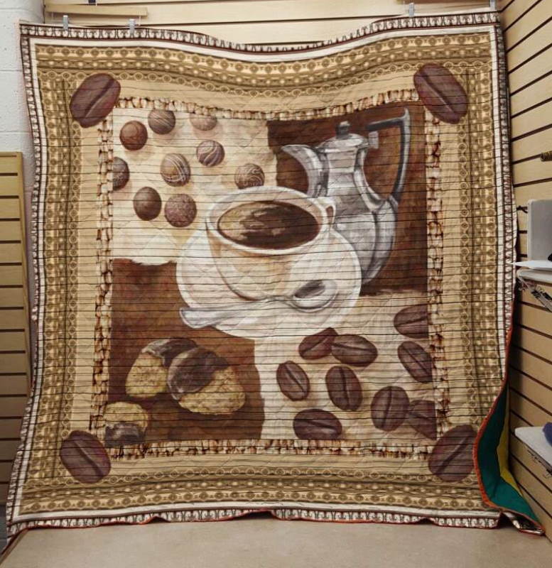 Coffee Alway But Idia 3D Quilt Blanket