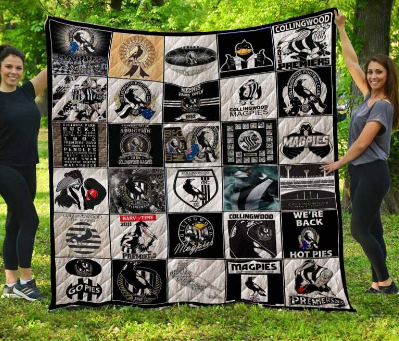 Colling Wood Magpies 3D Quilt Blanket