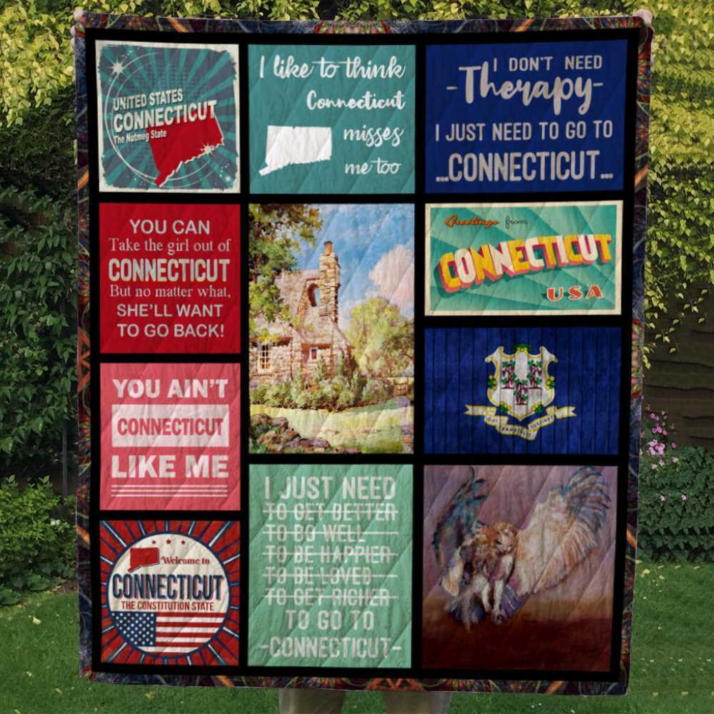 Connecticut12 Quilt Blanket