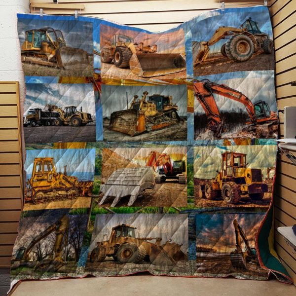 Cool Tool Of Heavy Equipment Operator 3D Quilt Blanket