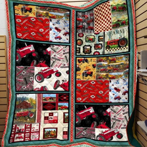 Cow Patchwork 3D Quilt Blanket