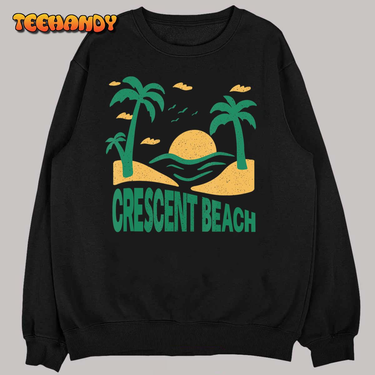 Crescent Beach Florida Summer Vacation Travel Souvenir T-Shirt