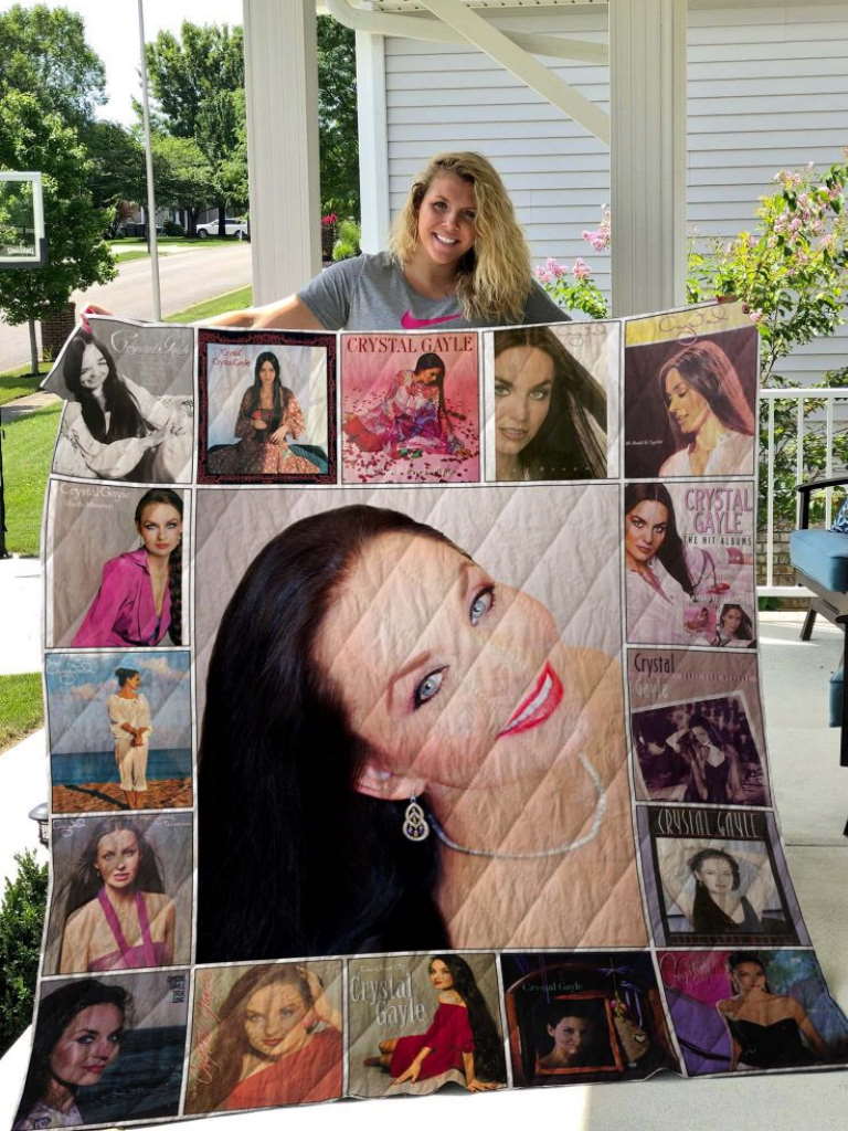 Crystal Gayle Quilt Blanket