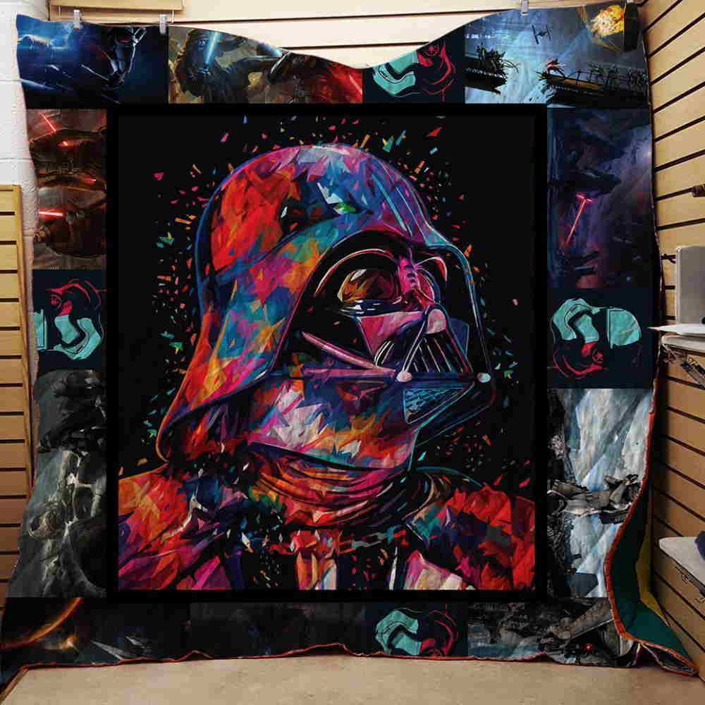 Darth Vader Art Star Wars Fabric 3D Quilt Blanket