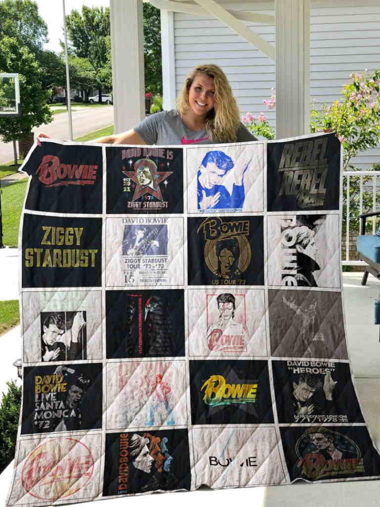 David Bowie Quilt Blanket