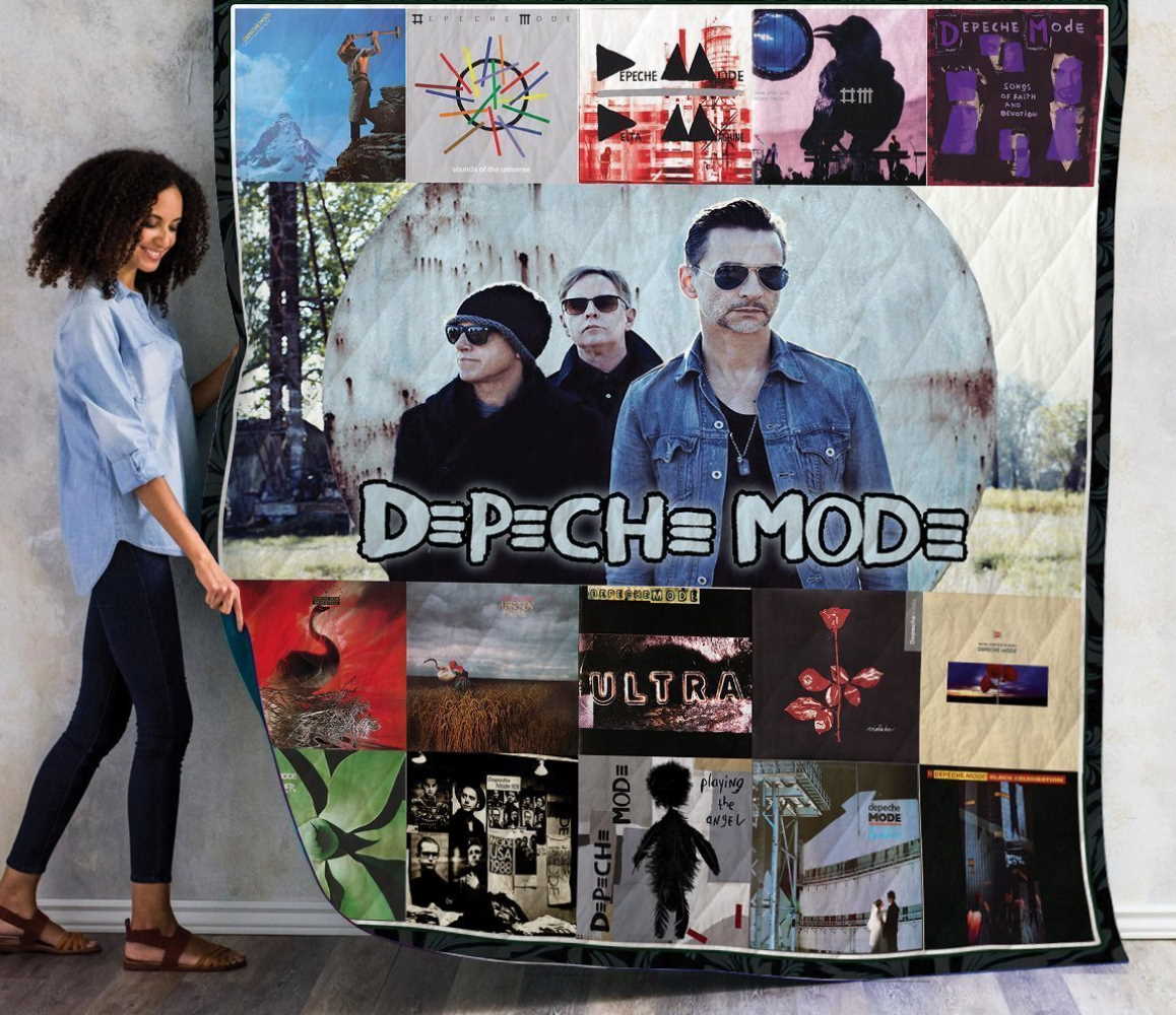 Depeche Mode Album All Over Printed Quilt Blanket