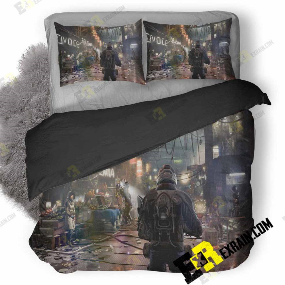 Deus Ex Mankind Divided Game Sd 3D Bedding Set