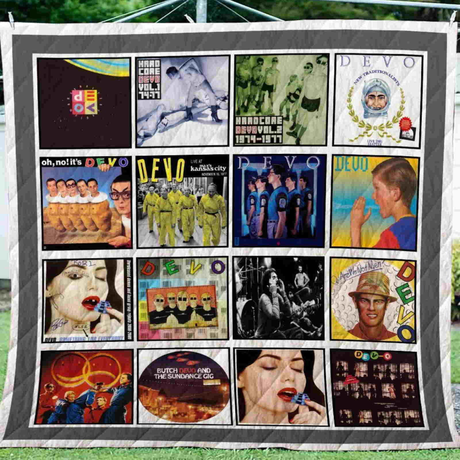 Devo Album 3D Quilt Blanket