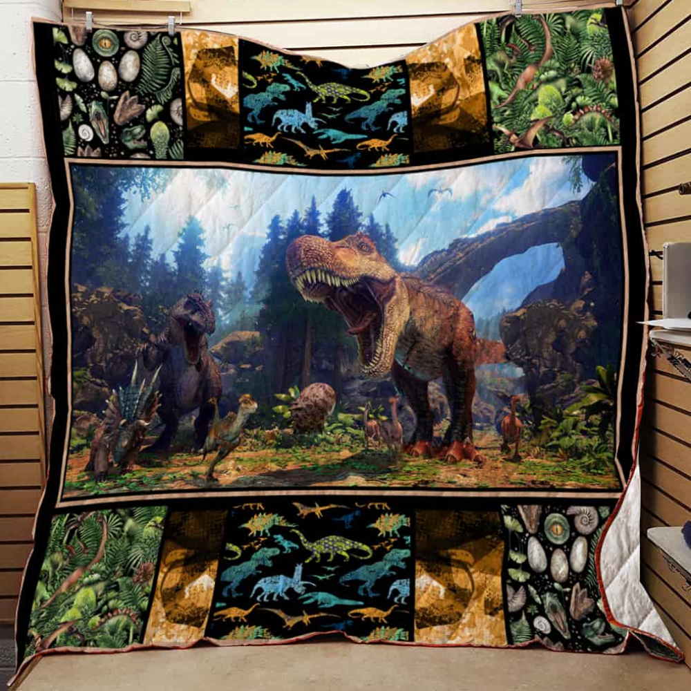 Dinosaur 3D Quilt Blanket