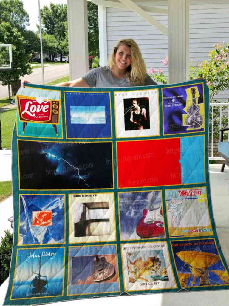 Dire Straits Albums Quilt Blanket