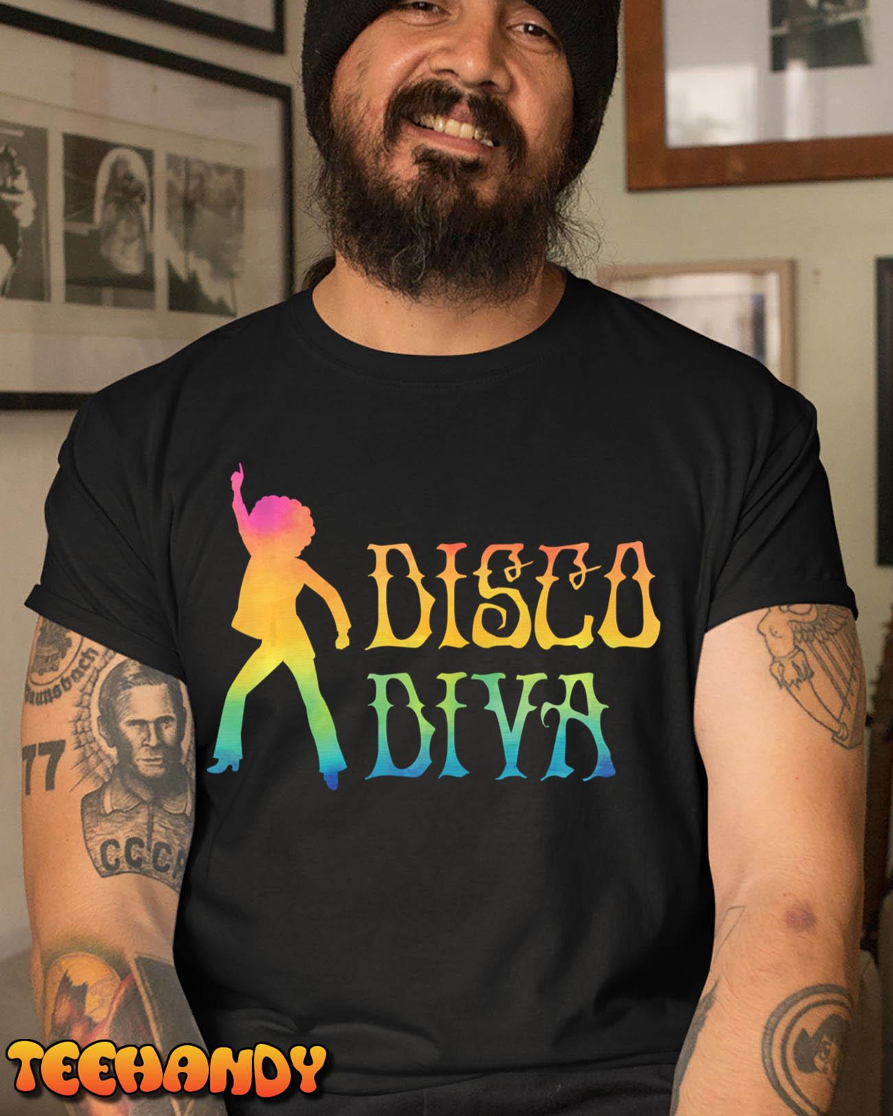 Disco Diva Dancing Retro Disco Diva 70s Dancer Party 80s Pullover Hoodie