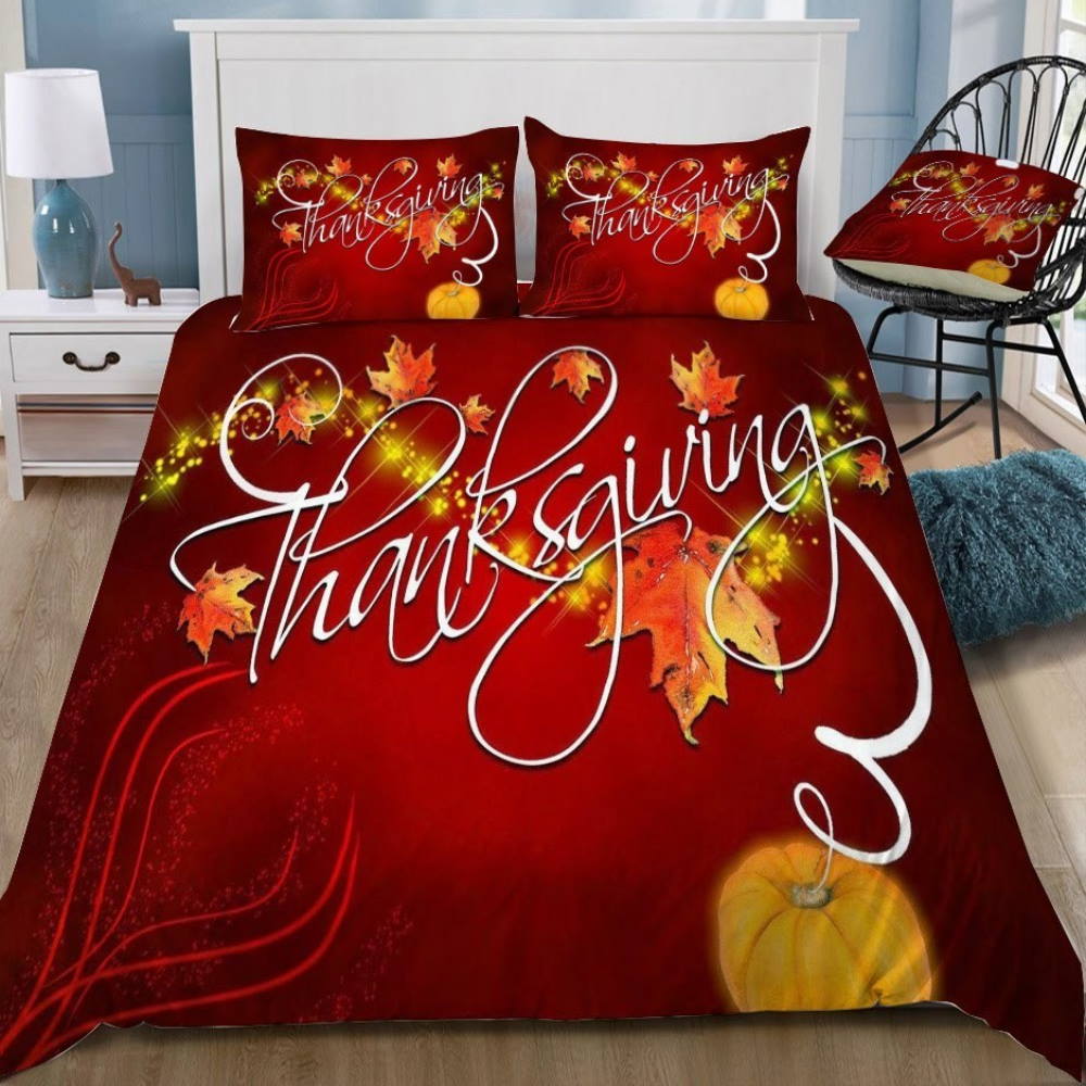 Disney Thanksgiving 3D Bedding Set