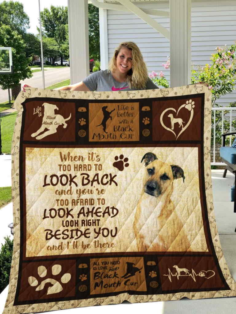 Dog Black Mouth Cur Edition 09182 Quilt Blanket