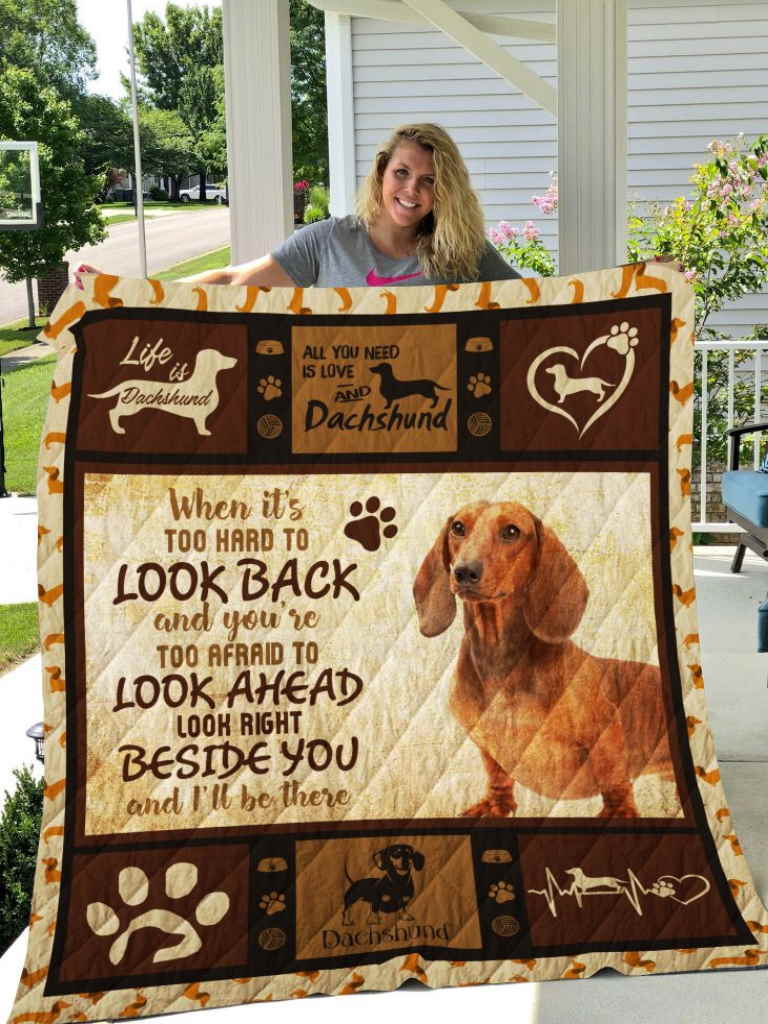 Dog Dachshund Edition 09142 Quilt Blanket