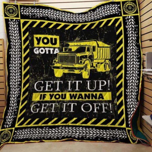 Dump Truck Quilt Blanket