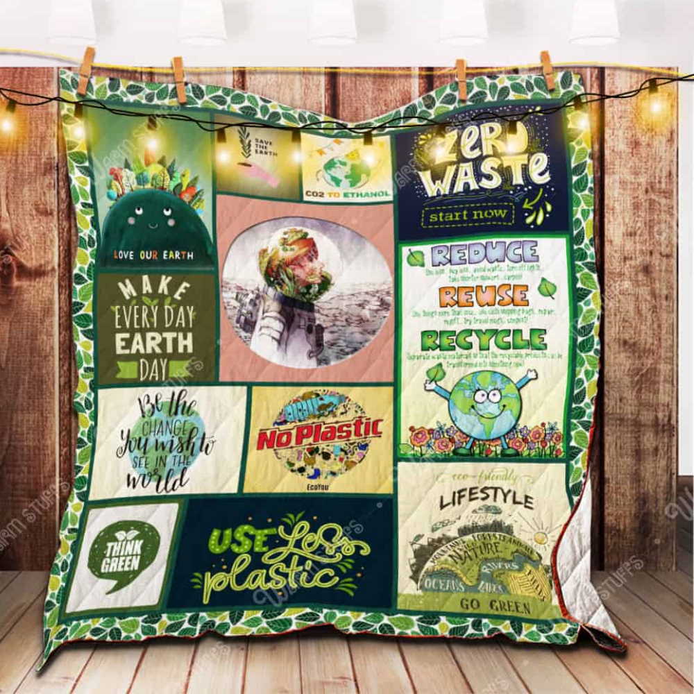 Environment 3D Quilt Blanket