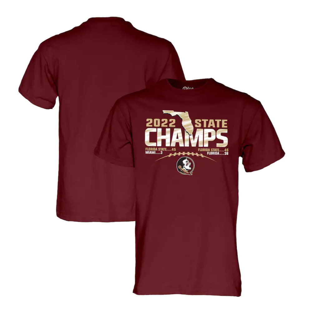 Florida State Seminoles 2022 State Champions Football Score T-Shirt