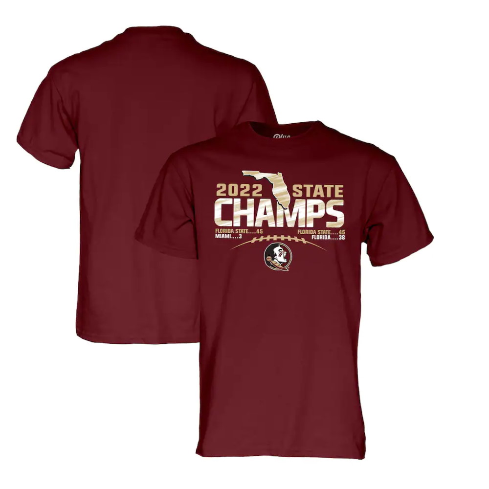 Florida State Seminoles 2022 State Champions Football Score T-Shirt