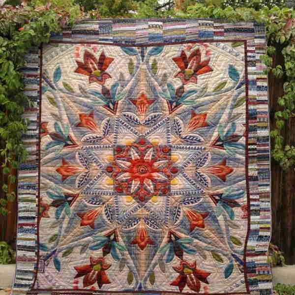 Flower 3D Quilt Blanket