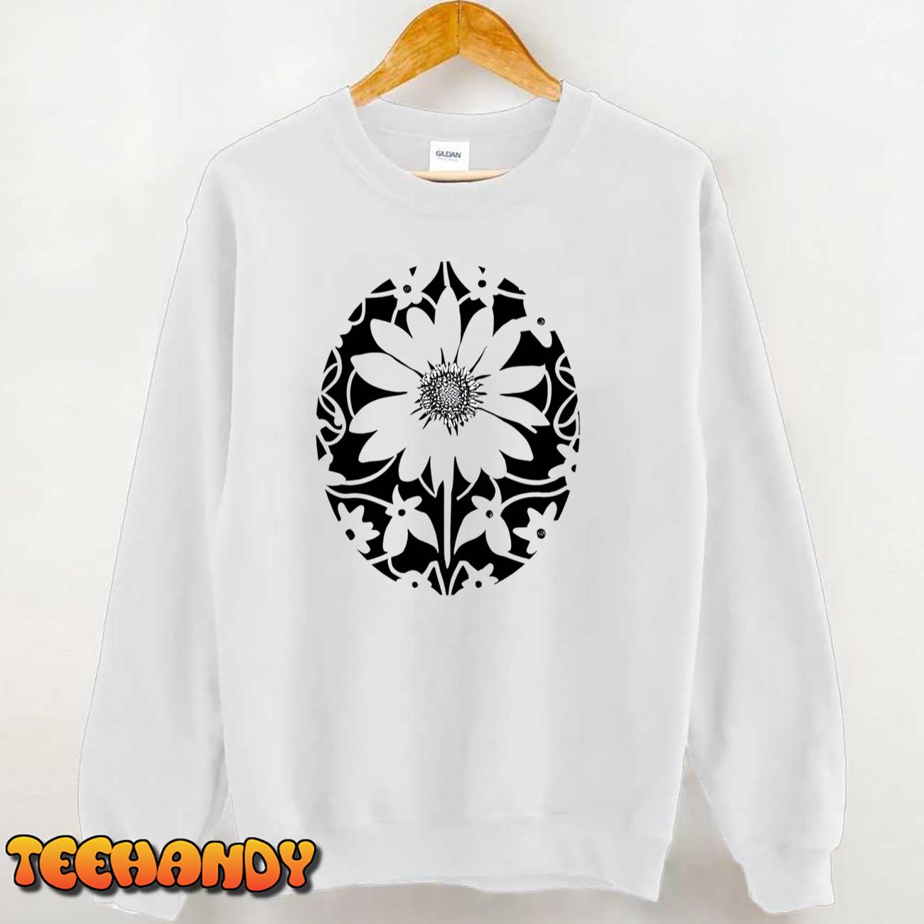 Flower Stencil Sweatshirt